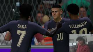 New zealand vs England international friendly 2024  Full Match  PES Game Simulation [upl. by Melac]