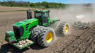 John Deere 9630 Tractor Applying NH3 [upl. by Holofernes]