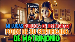 MI LUCAS PUBLICÓ EN INSTAGRAM FOTOS DE SU CERTIFICADO DE MATRIMONIO CON MI HERMANA ADOPTIVA [upl. by Aielam]