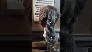 less than 5 minutes 😳✴️✴️🌹🌹 double braided hair with braidinghairstyletrending shorts viralvideo [upl. by Atteuqal702]