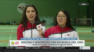 Daniela Macías y Dánica Nishimura entrevistadas por ESPN [upl. by Howund488]