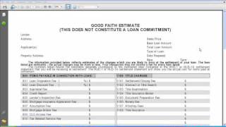 Good Faith Estimate  Getting it Right Part1 [upl. by Aisinoid]
