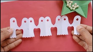 How to make paper Halloween 🎃 craft👻  diy Halloween craft [upl. by Aneekat594]