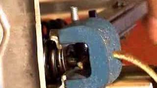 Valve spring and retainer removal [upl. by Revkah]