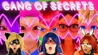 COSPLAYERS React Miraculous Ladybug GANG OF SECRETS  FIRST TIME Watching [upl. by Dachi]