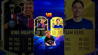 FIFA 23 King Mbappe 🆚️ FIFA 22 Sam Kerr 🔥😈 1v1 Fight 🤯🥊 mbappe samkerr [upl. by Phyllys208]