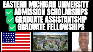 🇺🇸 Eastern Michigan University Scholarships Tuition Waiver amp Stipend masters studyinusa [upl. by Balcke]