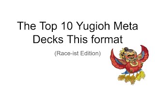 A PowerPoint About the Top 10 Yugioh Meta decks This Format December 2023 [upl. by Rednasyl]