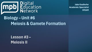 MPB Biology Unit 6 Lesson 3 Meiosis II [upl. by Oconnor]