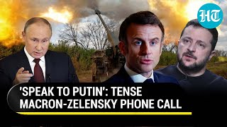 Russia Encircled Us Talk To Putin Zelenskys Call For Help With Macron Goes Viral  Watch [upl. by Musa450]