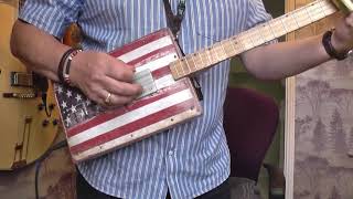 American flag CBG with new FlatCat humbucker [upl. by Pollux]