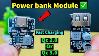 Power bank module new Qc 20v or 30v  best power bank module  Electronicsproject99 [upl. by Einnek]