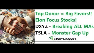 DXYZ TSLA  ELECTION STOCK Technical Analysis [upl. by Kinelski]