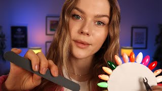 ASMR Most Relaxing Womens Pampering RP Hair Care Manicure Hair Styling Makeup Dress Fitting [upl. by Ainoz794]