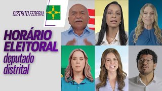 Horário Eleitoral DF  candidatos a Deputado Distrital 29082022 [upl. by Yllop]