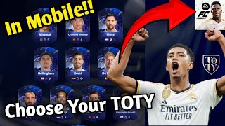 How to Vote for TOTY 2024  FC Mobile 2024 [upl. by Saffian]