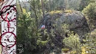 Headcam Orienteering 21  WMOC 2024 middle training in Paimio [upl. by Roswald]