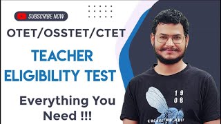 OTET  OSSTET  CTET  How To Prepare  Eligibility  Syllabus  WITH CHINMAY SIR [upl. by Dranrev149]