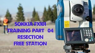 SOKKIAFX101TotalStationTraining Part04  Resection पूरा विडियो देखे तभी याद रहेगा [upl. by Gualtiero57]