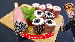 Rotolini al Prosciutto  Antipasti Sfiziosi [upl. by Reinke]