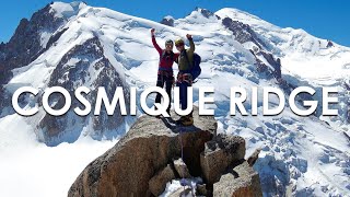 Cosmique Ridge  Arête des Cosmiques  4K  Aiguille du Midi  Mont Blanc Panorama [upl. by Verena]