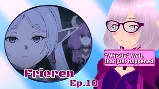 Frieren Reaction  Episode 10  A Powerful Mage 【Detectfanive】 [upl. by Aivan]