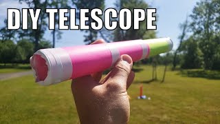 How to Make a Simple Refracting Telescope Monocular  STEM Activity [upl. by Eillam80]