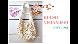 BOLSO VERANIEGO al crochet Primera parte [upl. by Skier]