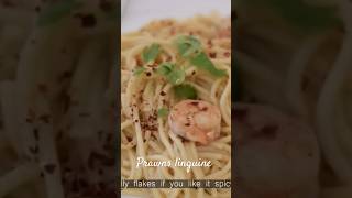 prawns linguine pasta linguine pastarecipes spaghetti recipe food shorts prawns cooking [upl. by Cavan]