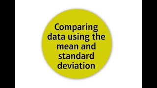 Mathematics in Context Level 3 Core Maths  Mean and Standard Deviation [upl. by Hassett]