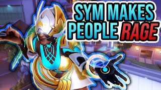 Making People Rage With Symmetra In Overwatch 2 FUNNY TOXIC MOMENTS IN OVERWATCH [upl. by Cobb]