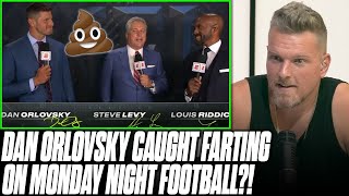 Internet Calls Out Dan Orlovsky For Farting Live During Monday Night Football  Pat McAfee Reacts [upl. by Rowland]