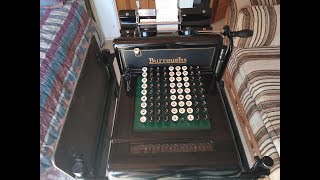 1919 Burroughs Class 3 Adding Machine [upl. by Ccasi]