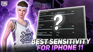 New Best Sensitivity For iPhone 11 amp 5 Fingers Controls  PUBG Mobile Montage [upl. by Nylave]