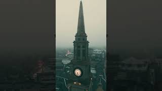 The iconic Falkirk Steeple falkirk scotland historic drone [upl. by Magnus]