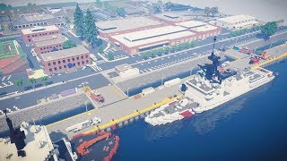 Minecraft US Coast Guard Island Alameda Base Tour [upl. by Yeldar199]