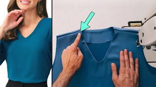 The best stitching for the neck front and back [upl. by Haerdna]