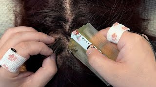 Relaxing ASMR Scalp Care Gentle Cleansing and Soothing Sensations [upl. by Niamart82]