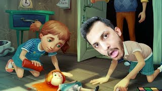 الجار النفسيه وعياله رجعو من جديد Hello Neighbor Hide and Seek [upl. by Ahsilram]