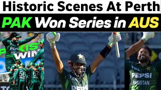 Historic Scenes At Perth  Pak Beat Aus in Aus After 22 Years  Rizwan You Done it  pakvsaus [upl. by Stalker]