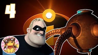 THE INCREDIBLES Part 4  Fight The Omnidroid Boss Game Movie Walkthrough 1080p [upl. by Otrebtuc]