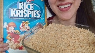 SassEsnacks ASMR Eating Sounds  Rice Krispies Treats  Recipe [upl. by Cicenia]