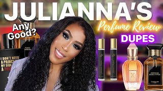 Affordable Dupes to Luxury Expensive Niche Perfumes  Julianna Perfumes Review [upl. by Euk178]