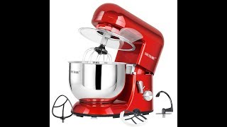 CHEFTRONIC Stand Mixers SM986 120V650W 55qt Bowl 6 Speed Kitchen Electric Mixer Machine [upl. by Tehc]