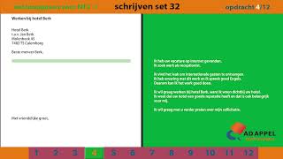 Staatsexamen B1  Examenopgaven Set 32 – Schrijven [upl. by Aiciram]