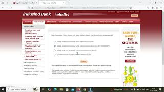 How to add Beneficiary for fund transfer from Indusind Bank  Indusind Bank fund transfer [upl. by Eirffej]