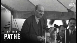 Attlee Speaks At Labour Rally Taunton 1950 [upl. by Marsh594]