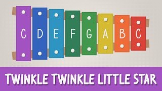 How to play Twinkle Twinkle Little Star on a Xylophone  Easy Songs  Tutorial [upl. by Allevon]