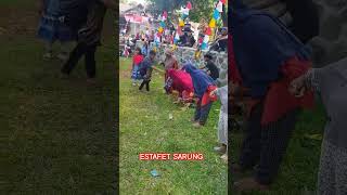 LOMBA ESTAFET SARUNG EMAK EMAK BINGUNG😆😆😆 [upl. by Amaleta]