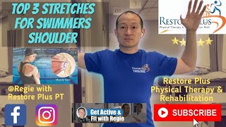 Top 3 Stretches for Swimmers Shoulder [upl. by Danit]